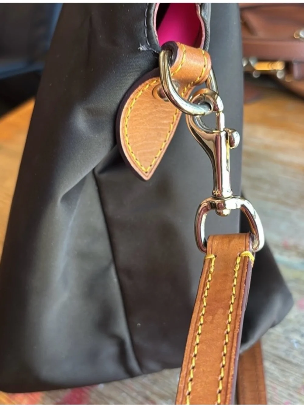 Dooney & Bourke structured nylon